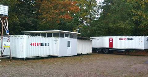 Mobile containerized medical solution in the Netherlands. Photo: Hospitainer