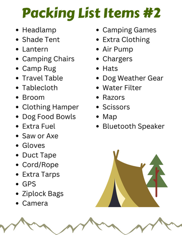 The Ultimate Camping Checklist: Don't Forget These Essentials!