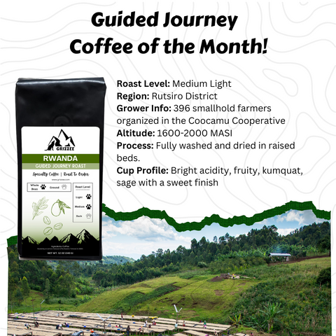 Coffee of the month Rwanda Coffee Roast