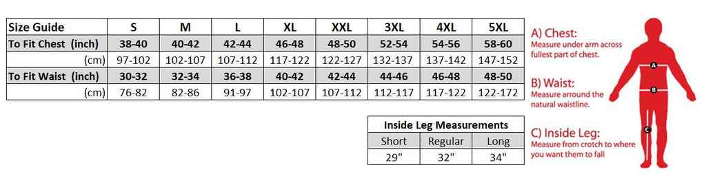 size guide GAME