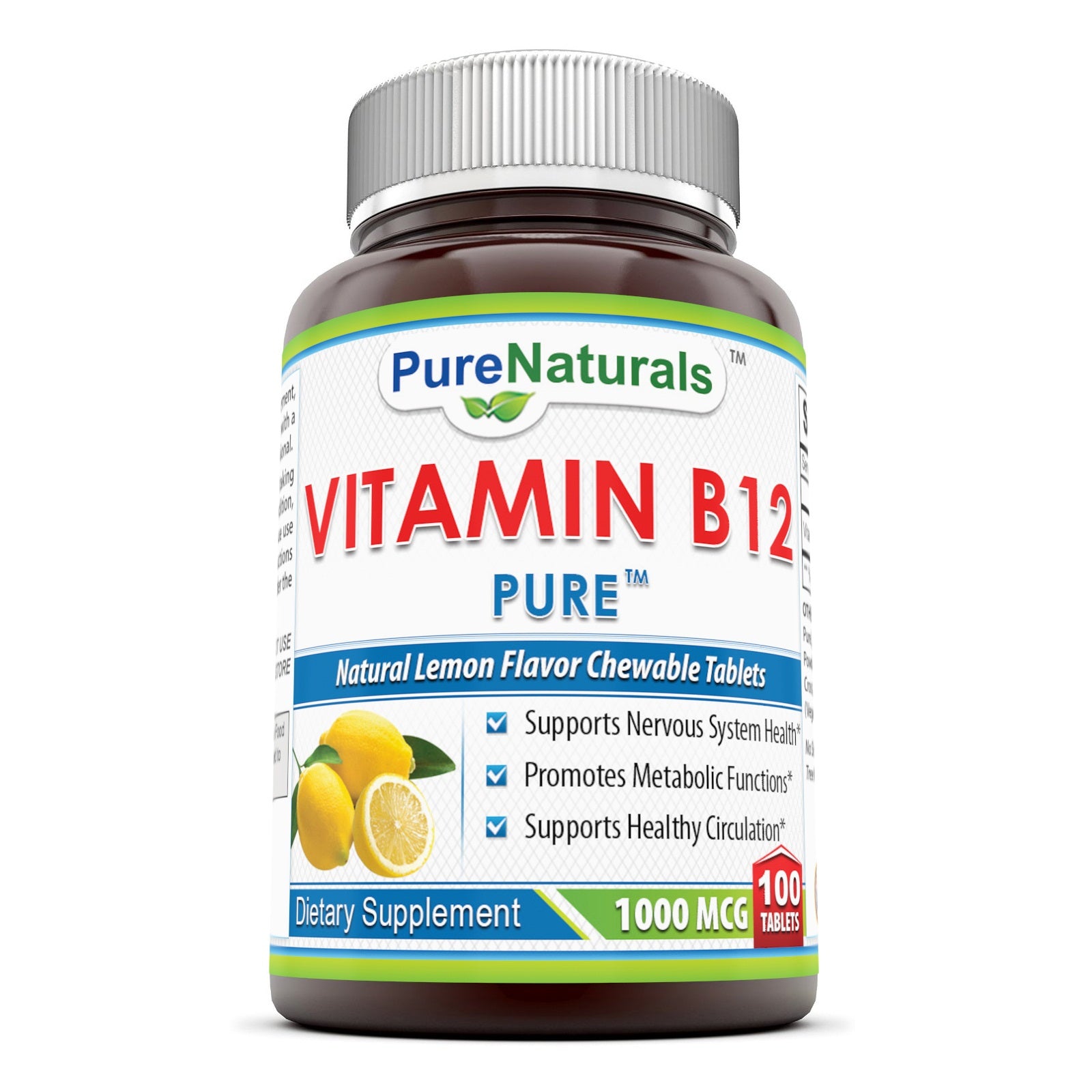 Pure Naturals Vitamin B12 1000 Mcg 100 Tablets - pure ...