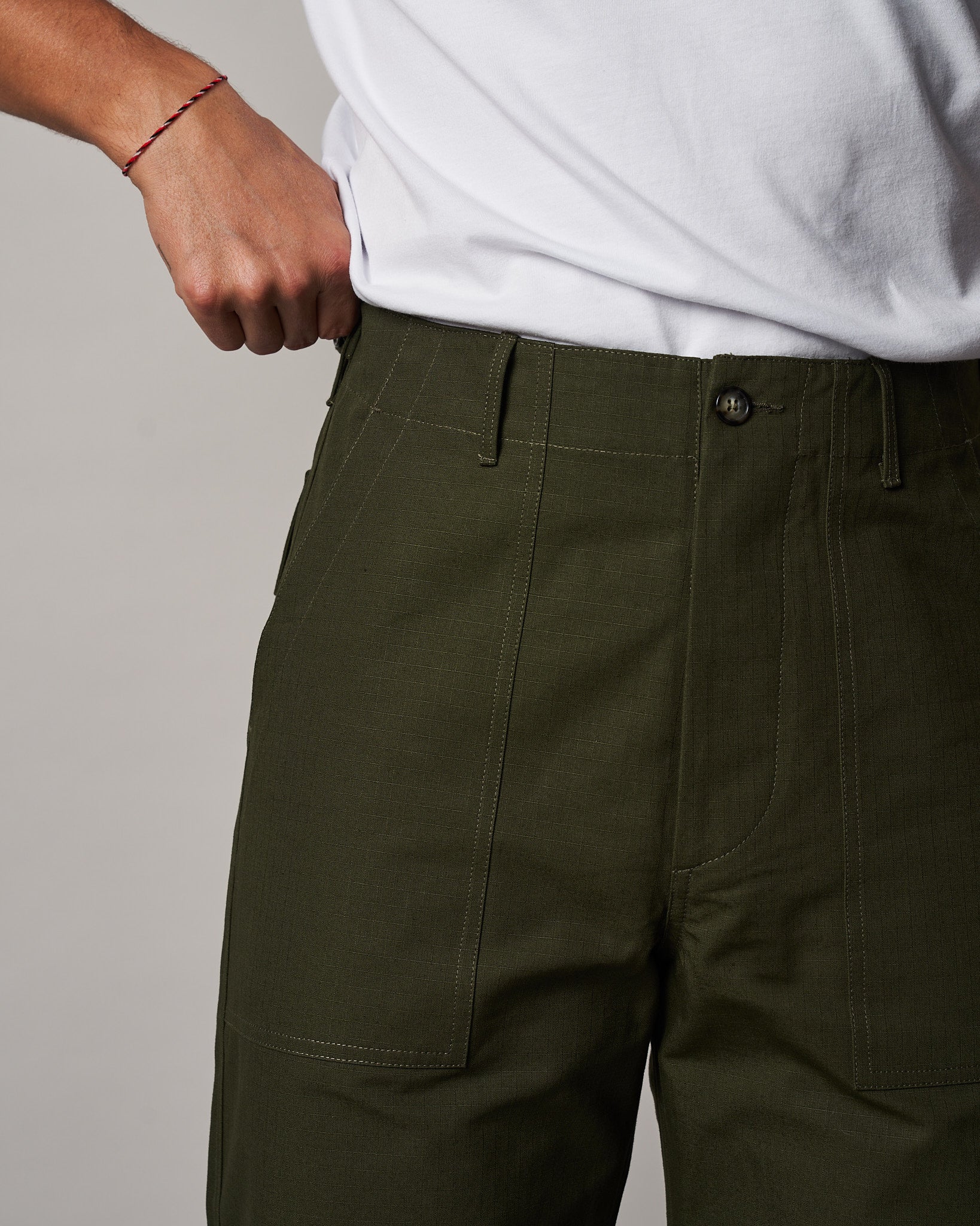 T107 Fatigue Pants - Light Olive | Informale — Made in Melbourne