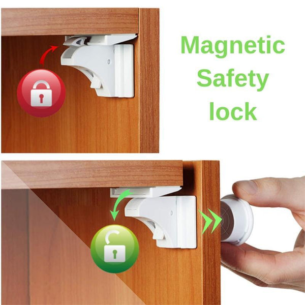 No Drill Safety Magnetic Cabinet Locks Buy 2 Get Extra 10 Off