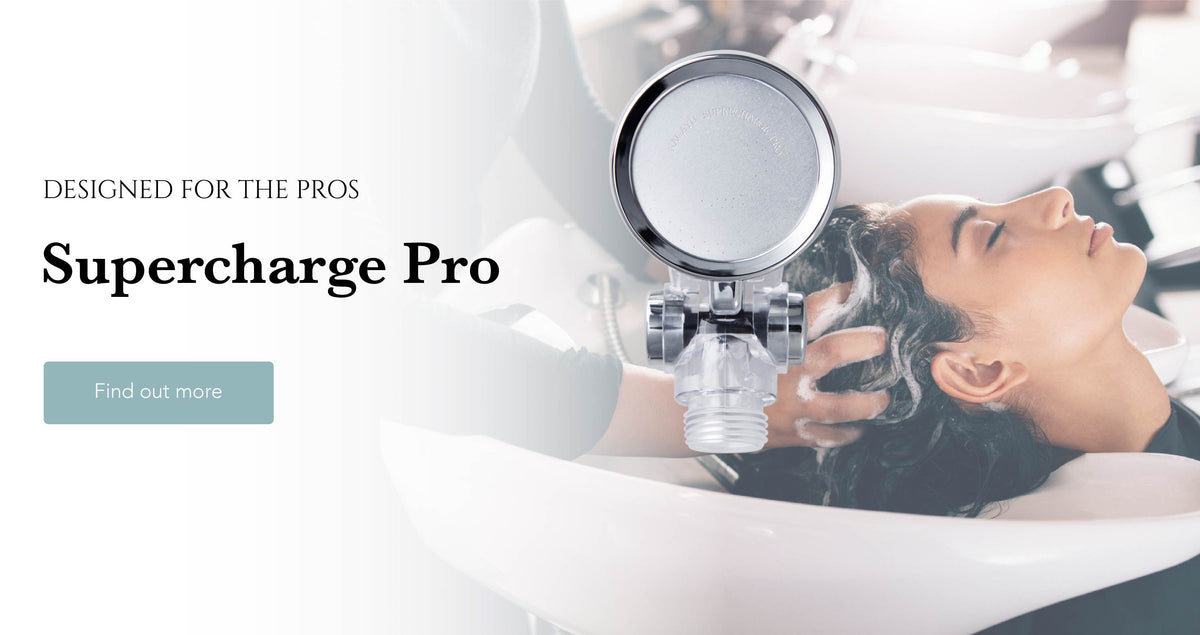 Nagayu Supercharge Pro, the showerhead designed for professional use.