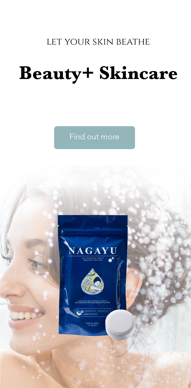 Nagayu beauty+ skincare, co2 hydrotherapy