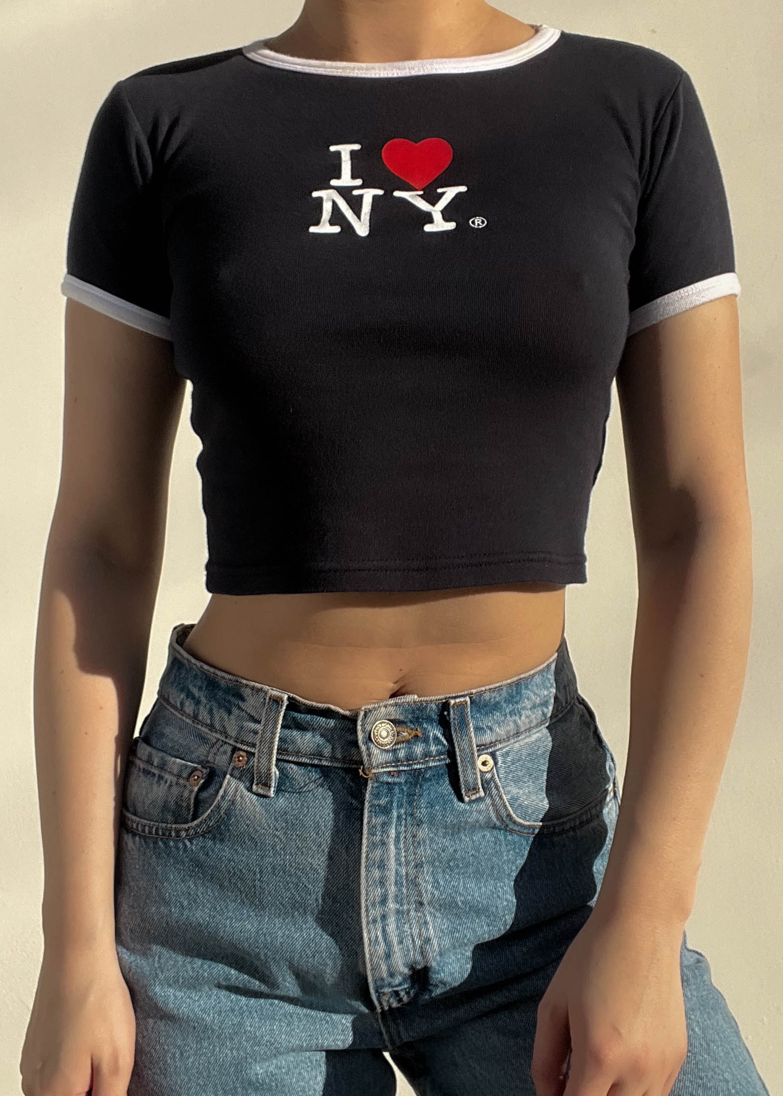 Y2k NY Ringer Tee (XS)