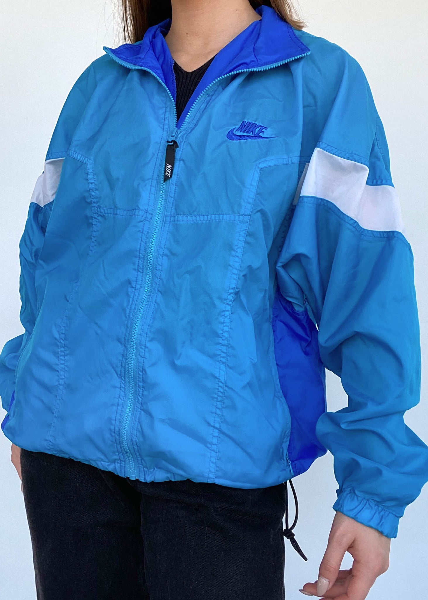 aqua nike windbreaker