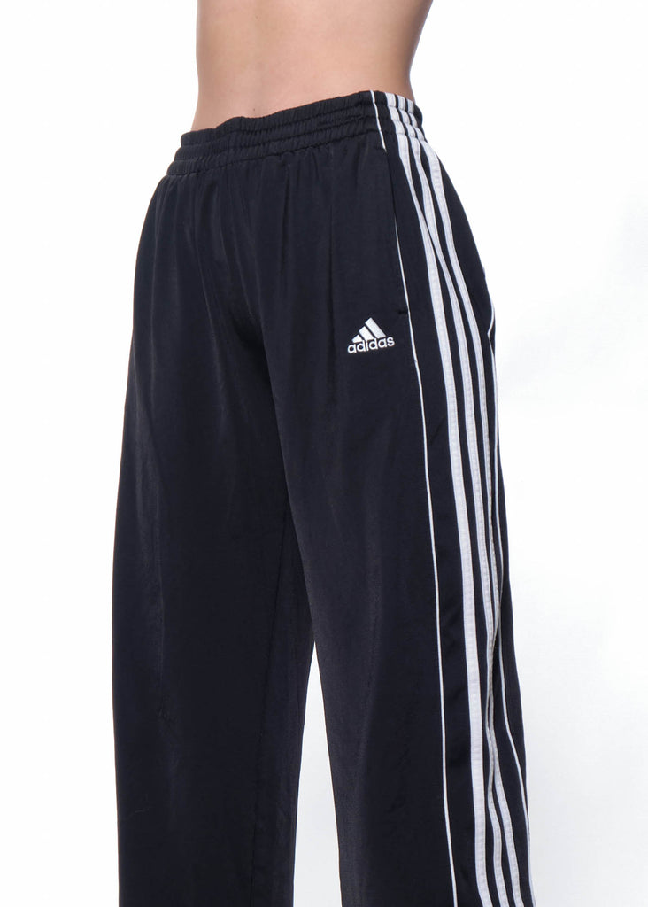 black adidas trackies