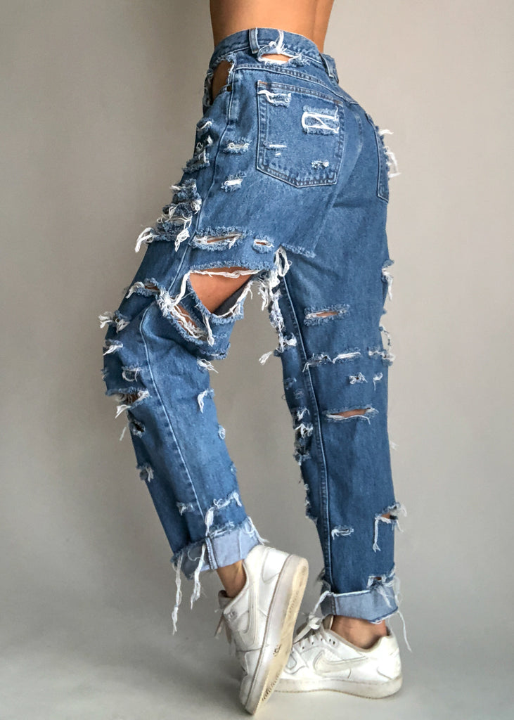 shred jeans