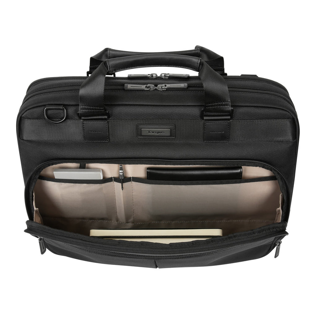 Targus 15.6 16-inch Mobile Elite Topload Briefcase - – Targus Europe