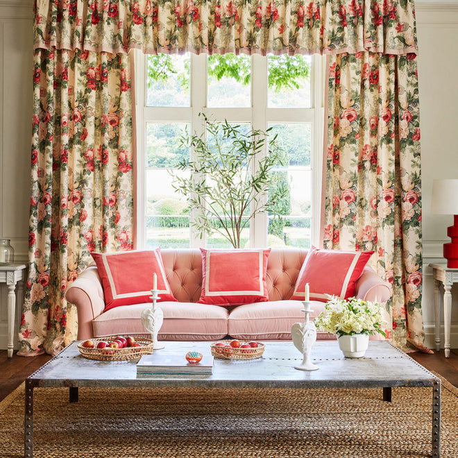Albertine – Classic Rose | Curtain Fabric UK | Linwood