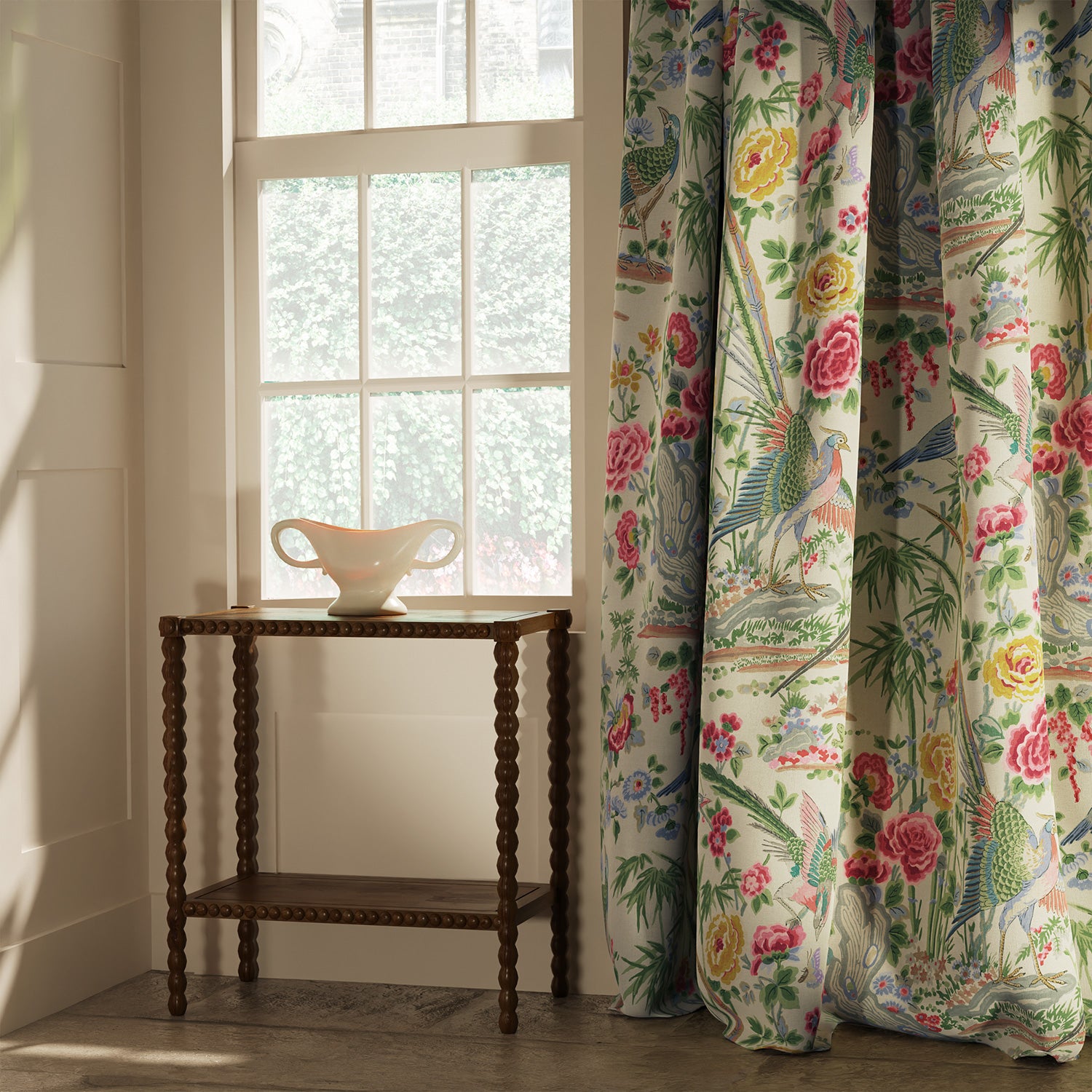 Mandai - Primrose | Curtain Fabric | Linen | Linwood
