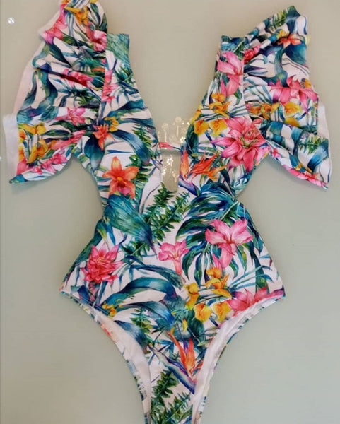 Swimsuit Estampado de flores – Beachea RD