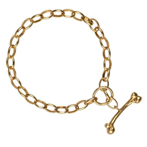 Steel triple-bracelet in copper colour – various chain link types, beads |  Jewellery Eshop EU