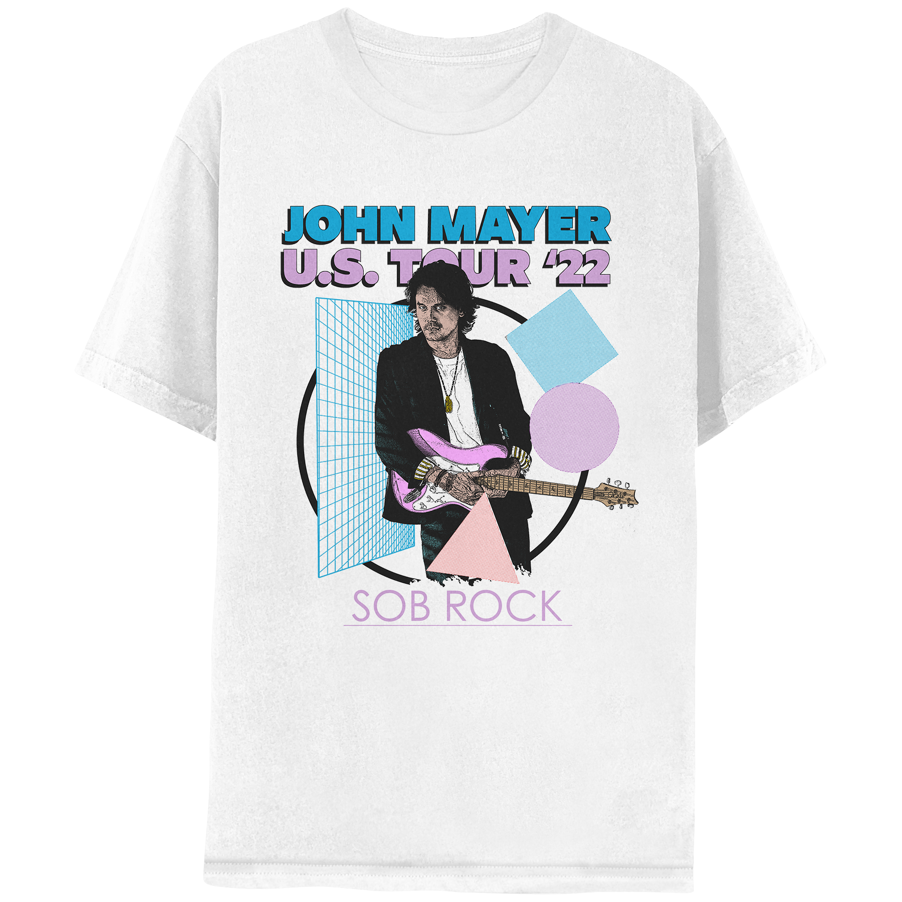 John Mayer Sob Rock Portrait White Tour Tee - John Mayer product image