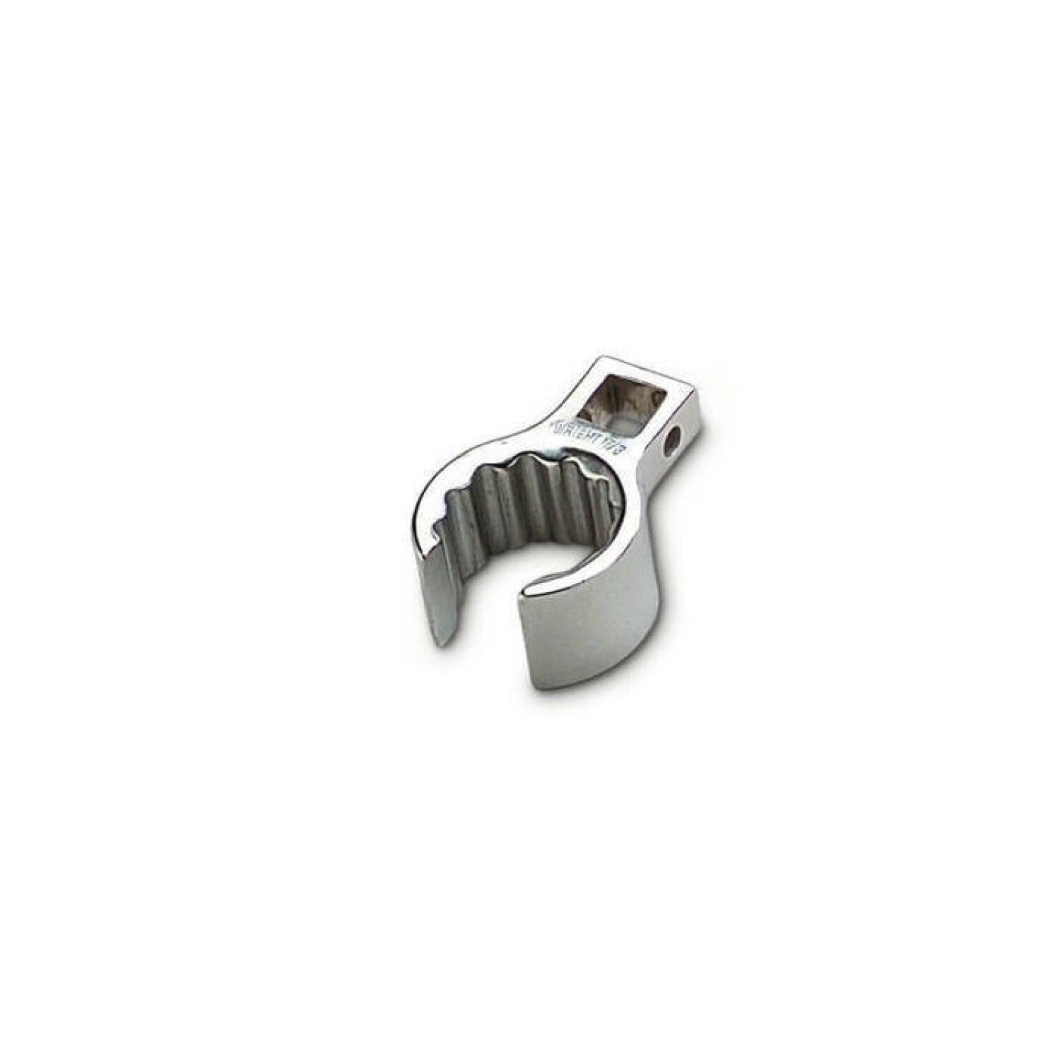 Wright Tools 1072 Alloy Steel Flare Nut Crowfoot Wrench, 1 In Opening, 3/8 In Drive.