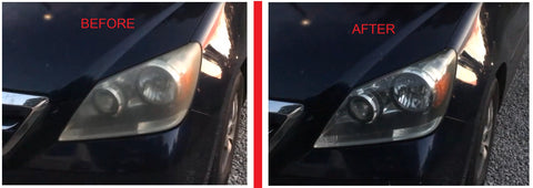 Meguiars PlastX before and after