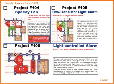 Elenco SC-300R Manual