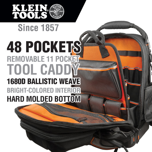 KLEIN 55604 Rolling Tool Backpack