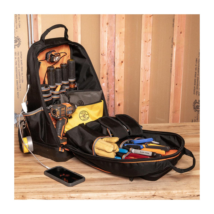Klein Tools 62800BP Tradesman Pro XL Tool Bag Backpack, 40 Pockets ...