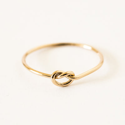 Thoughtful Mother's Day gifts love knot ring