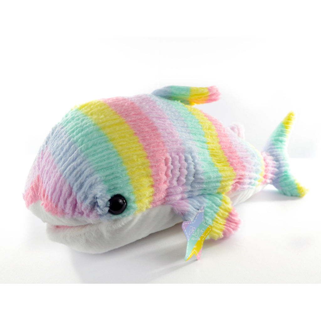 rainbow shark plush