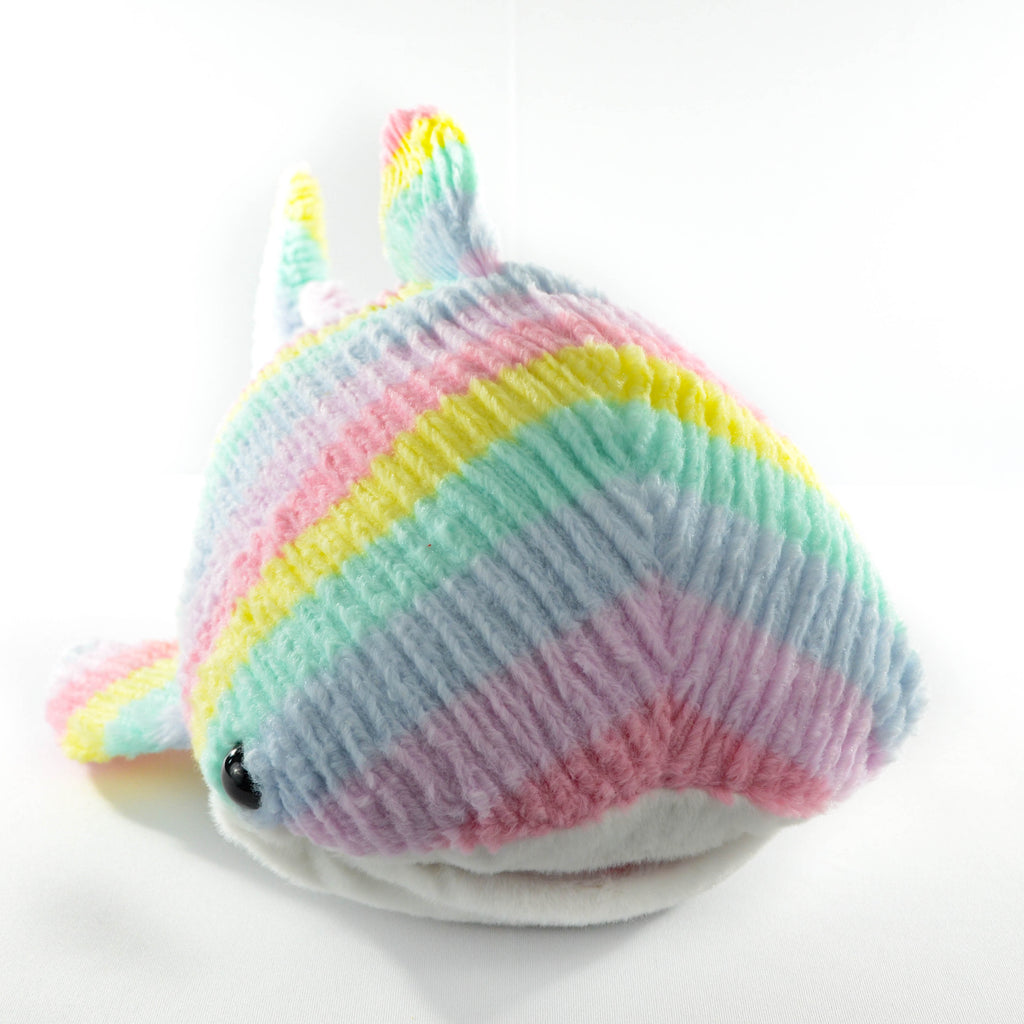 rainbow shark plush