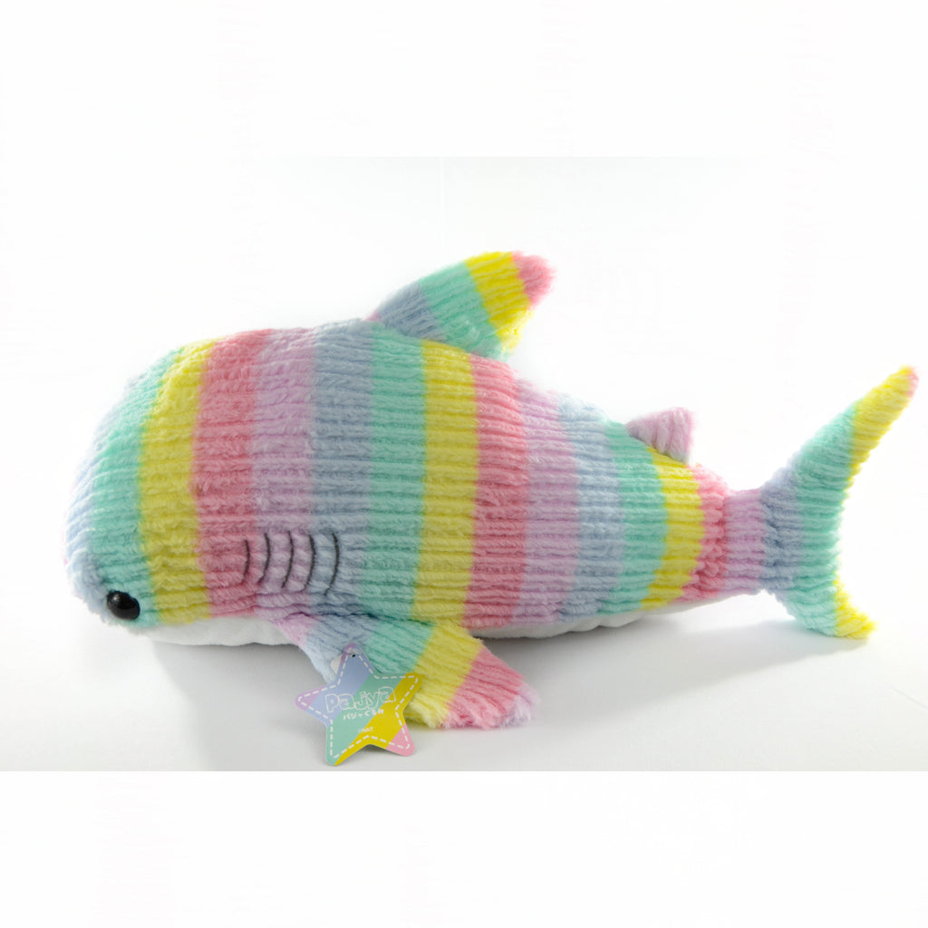 rainbow shark plush