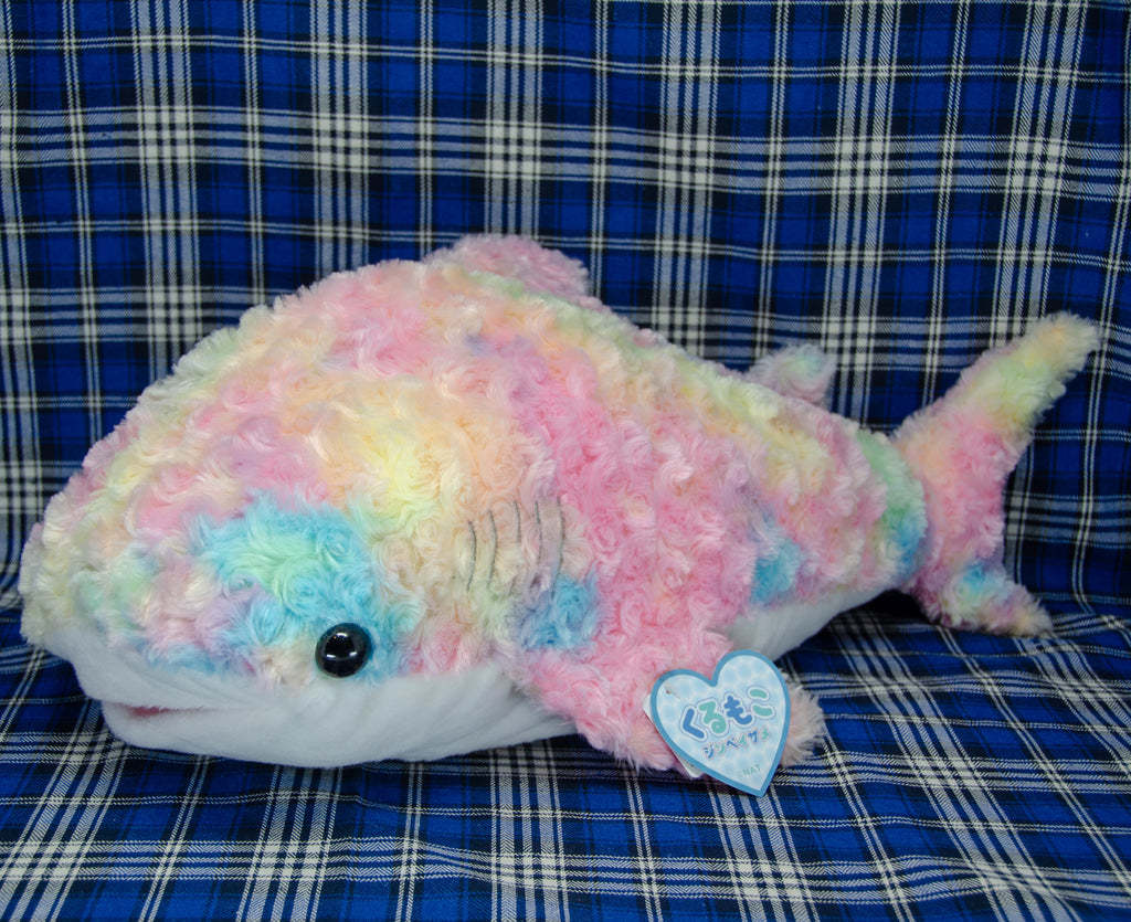 rainbow shark plush