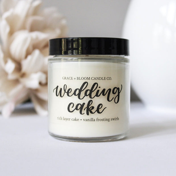 wedding cake candle favors