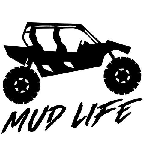 4 DOOR SxS UTV - Vinyl Decal/Sticker - 