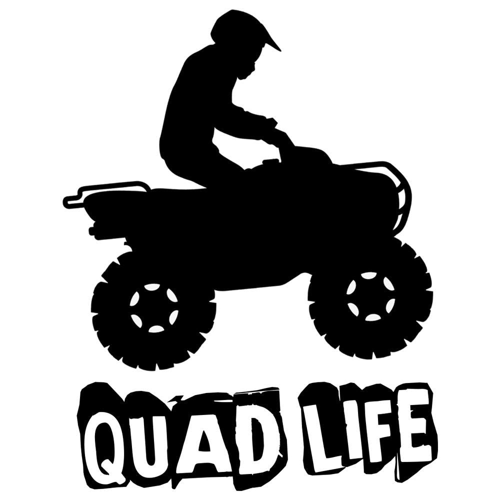 Utility ATV Quad Life - Vinyl Decal/Sticker