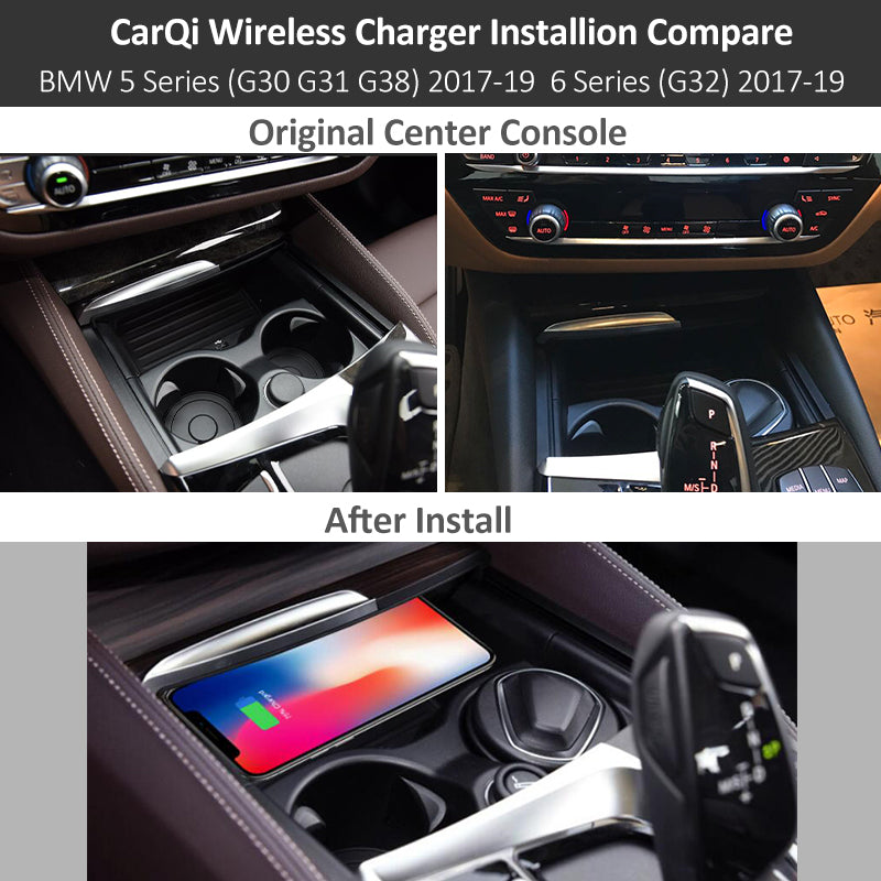 コンソールボックス BMW 5シリーズG30 LHD Console Charging Box For 2017 Charger 2018 G30  Series Wireless 2018用LHDワイヤレス充電チャージャーコンソールボックス