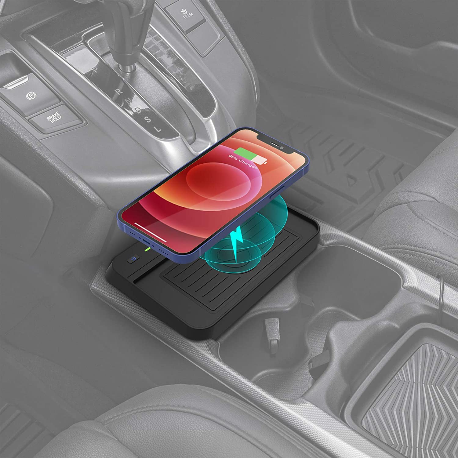CarQiWireless Wireless Phone Charger for Honda CRV 20172019 Car Qi