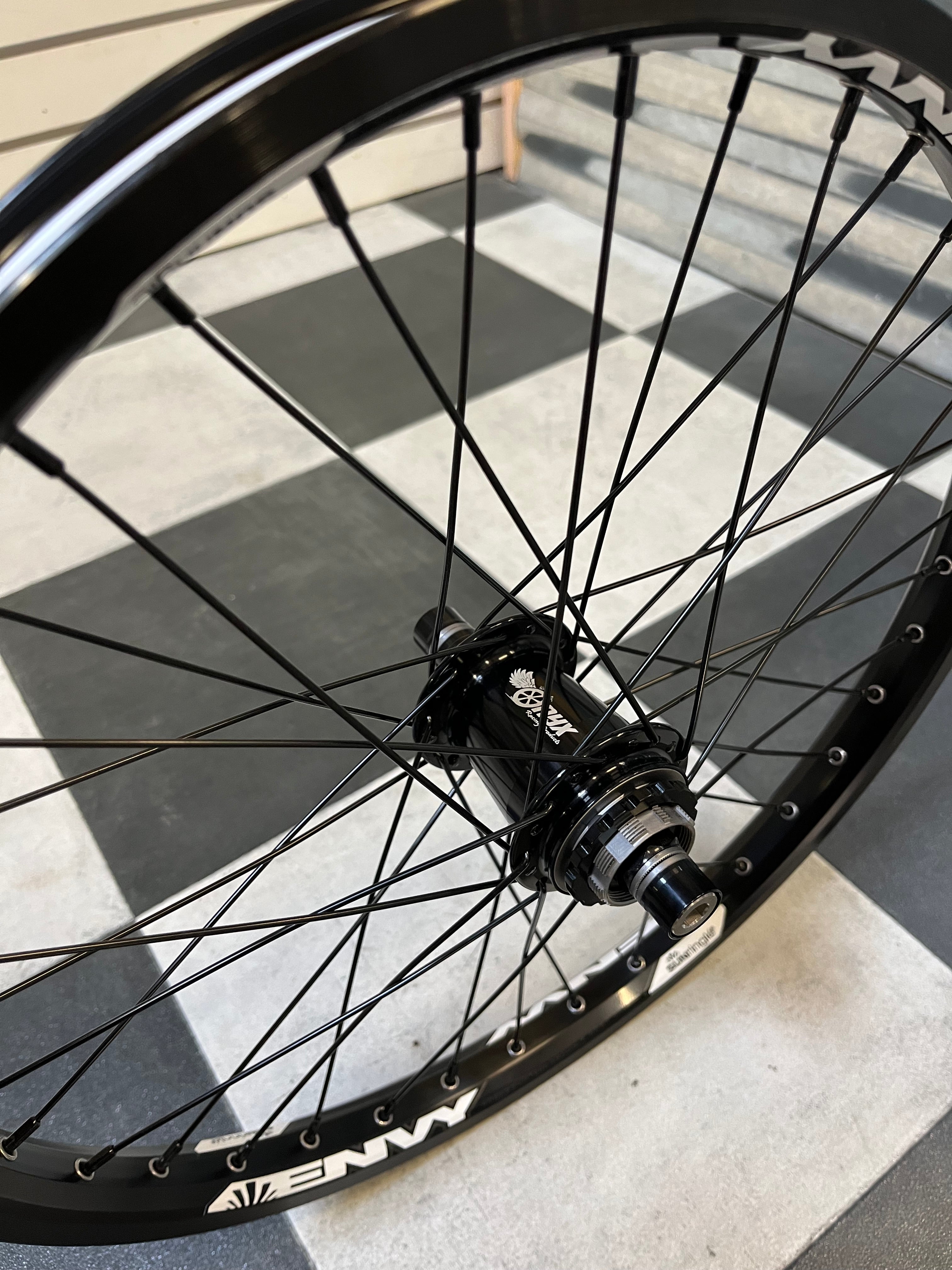 Custom 20x1.75 Set Onyx With Sunringle Envy Rims