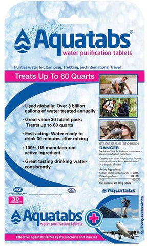 Aquatabs Water Purification Tablets