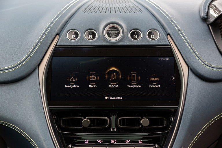 The infotainment system is functional, but no denying that its from a Mercedes-Benz.