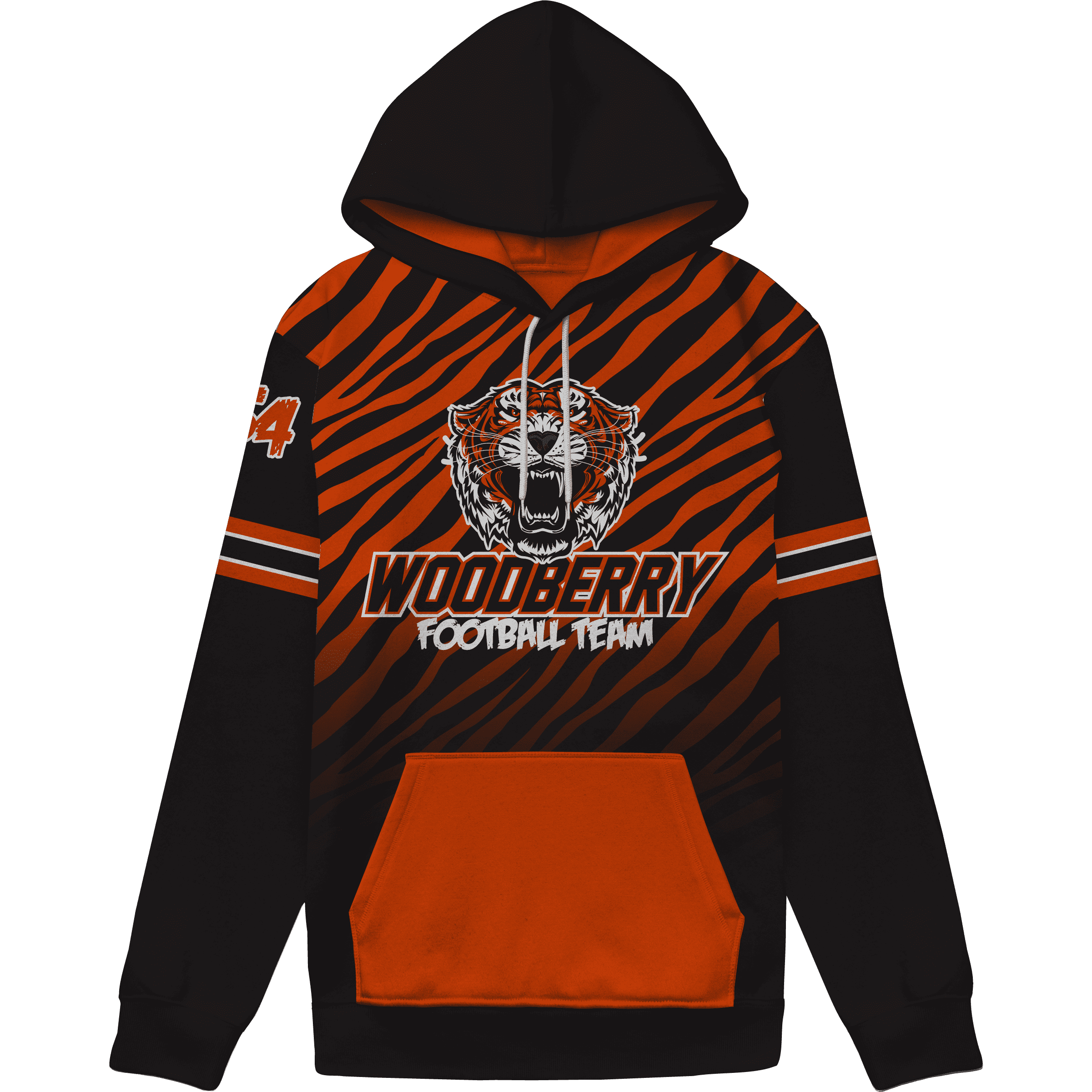 Sublimated Five-Tool Hoodie Design 10