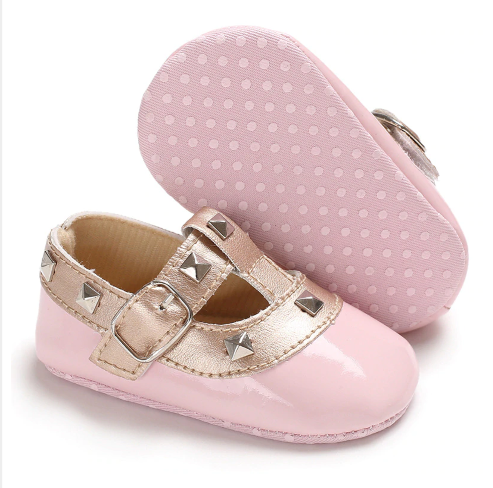 Valen-Tiny Pink Baby Shoes Inspired by 