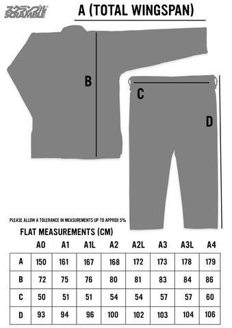 GI Size Guide