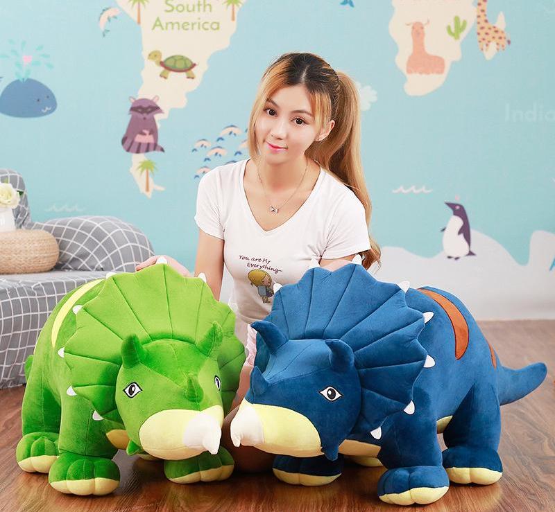 large triceratops stuffed animal