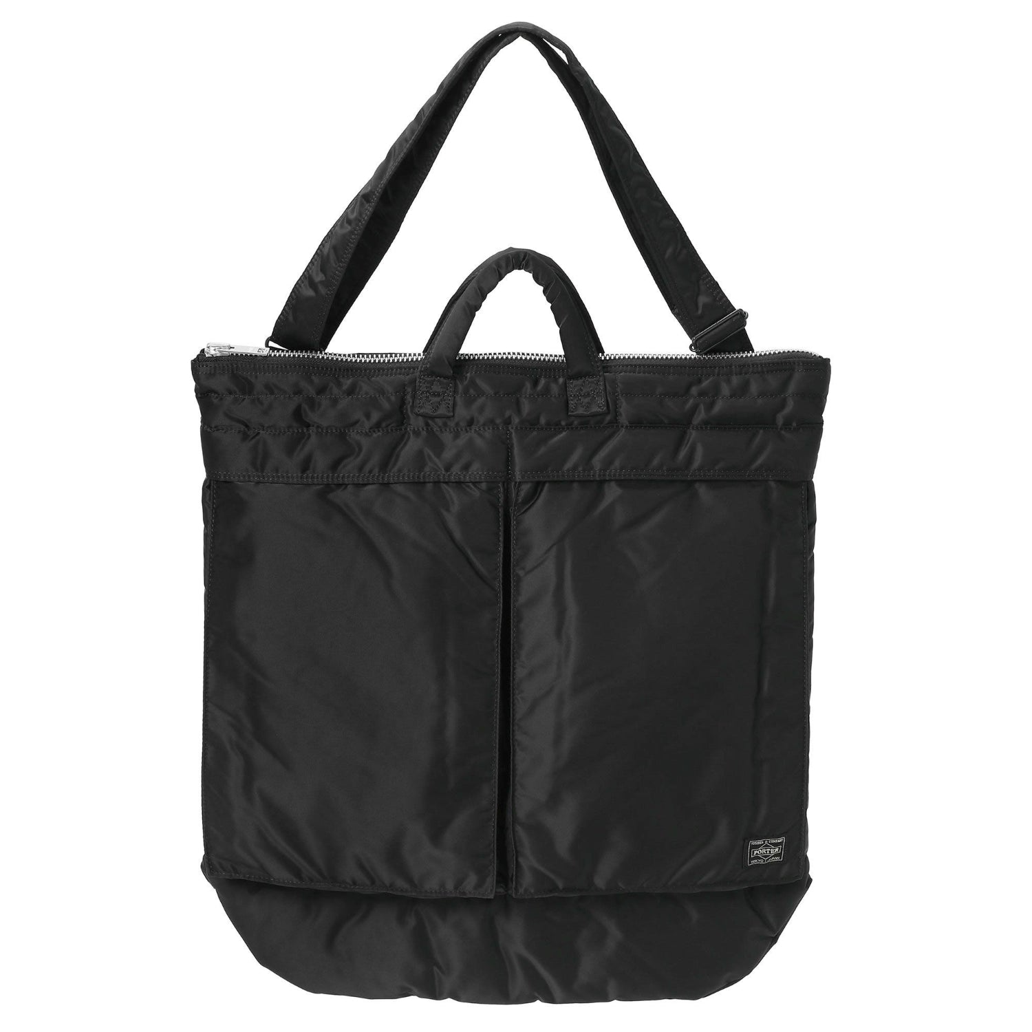 TANKER 2WAY HELMET BAG - BLACK I PORTER YOSHIDA – Momentum Clothing