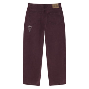 WASHED CANVAS BIG OL' JEANS - PURPLE I STUSSY – Momentum Clothing