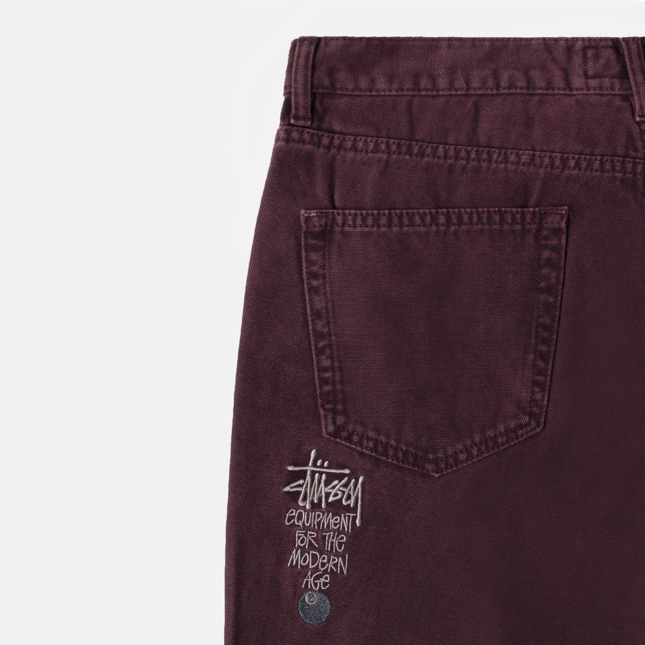 WASHED CANVAS BIG OL' JEANS - PURPLE I STUSSY – Momentum Clothing