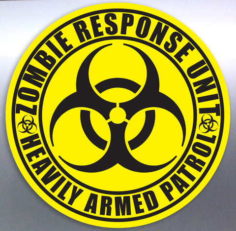 Halloween Stickers - Zombie Response Unit