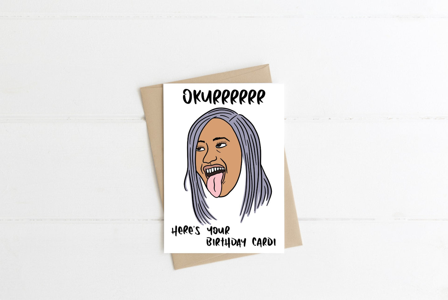 cardi b birthday card