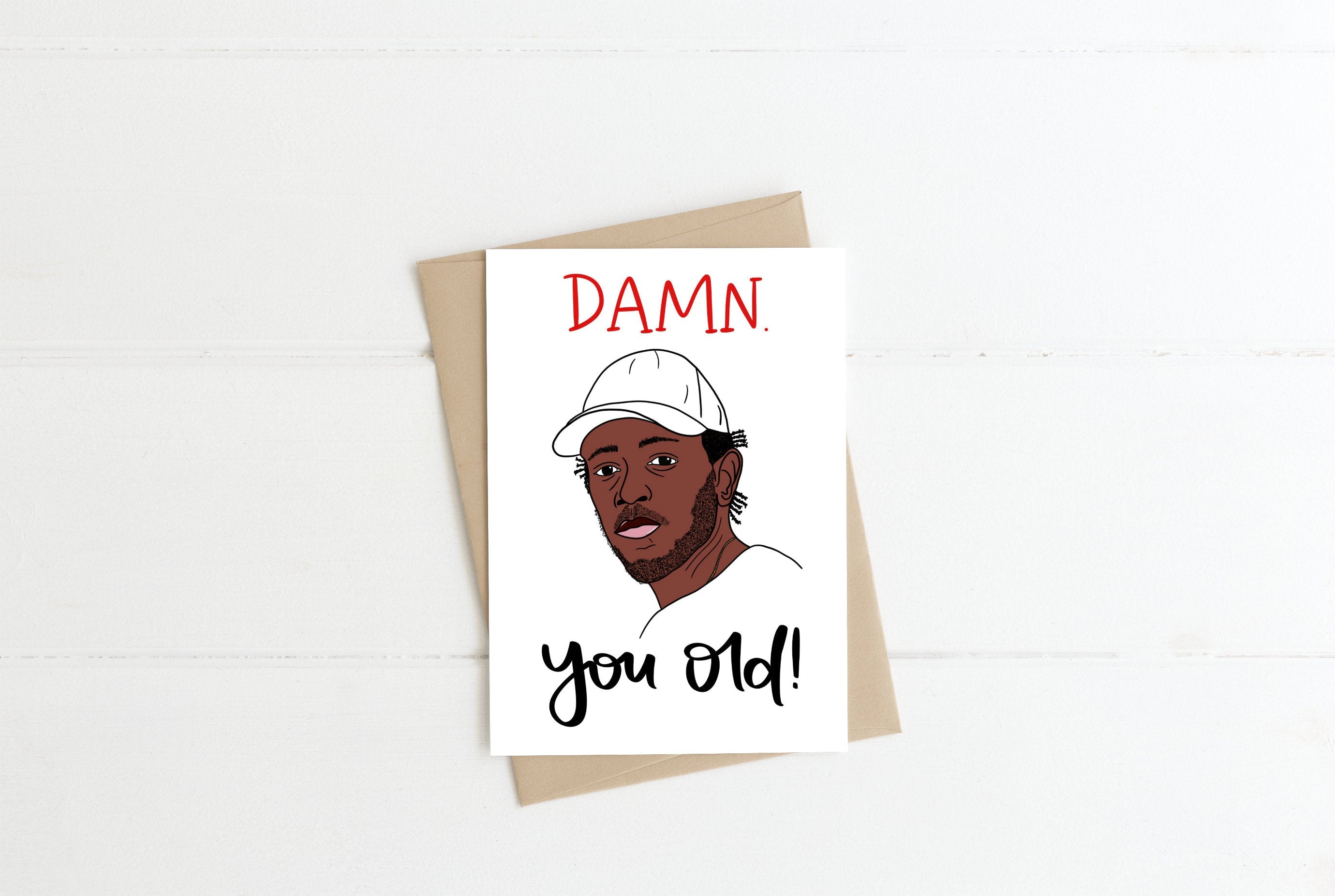 Kendrick Lamar Greeting Card | K-Rae Designs | Reviews on Judge.me