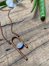 Load image into Gallery viewer, ABRACADABRA Moonstone Arc Necklace