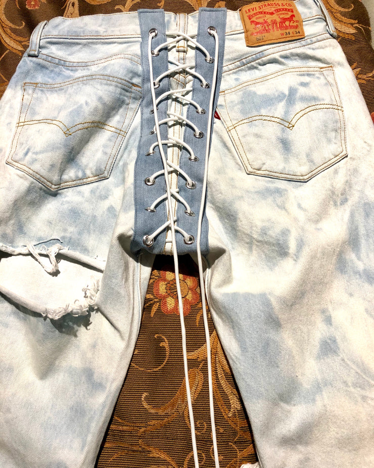LEVIS Back Lace Up Jeans – ReLuxe NYC