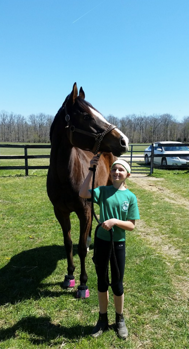 Happy owner of an OTTB from Track To Tranquility